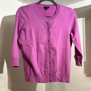 Talbots Purple Cardigan